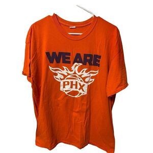 We Are Phoenix Suns Fanatics Branded Static Logo Big and Tall T-Shirt - Orange S